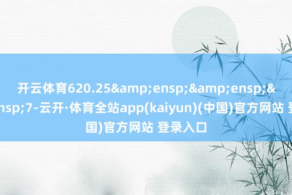 开云体育620.25&ensp;&ensp;&ensp;7-云开·体育全站app(kaiyun)(中国)官方网站 登录入口